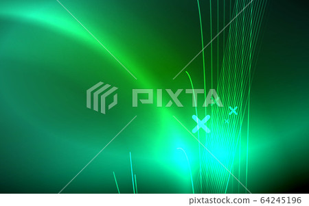 Abstract background - neon line design for Wallpaper, Banner, Background, Card, Book Illustration, landing page 64245196