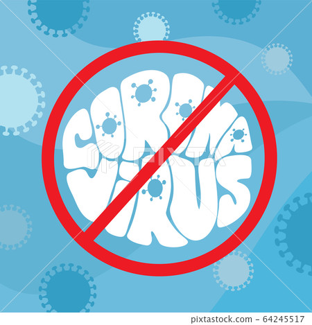 Stop covid-19 coronavirus vector illustration - Stock Illustration ...