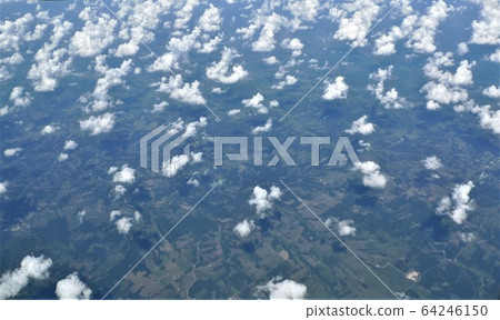 商業照片：美國·地面·風景·飛機·窗口 64246150