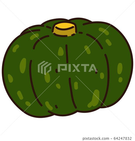 主線簡約可愛南瓜手繪插畫 64247832