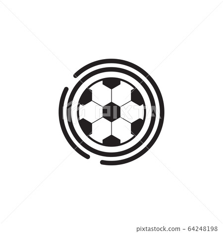 Football logo design vector template Football logo design vector template 64248198