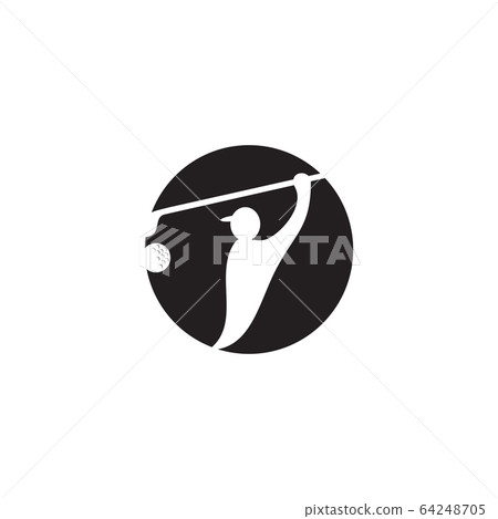 Golf sport icon logo design template Golf sport icon logo design template 64248705