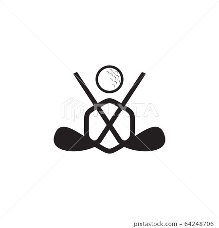 Golf sport icon logo design template Golf sport icon logo design template 64248706