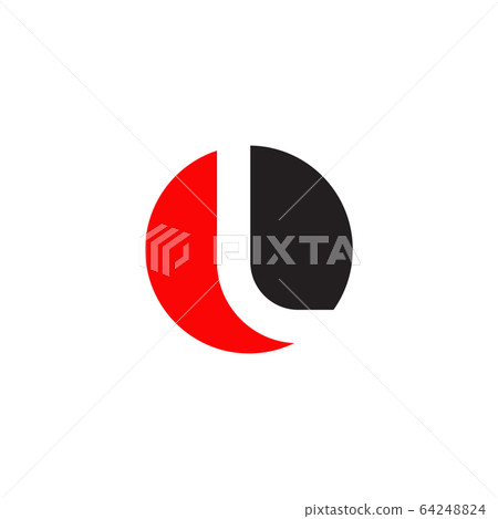 L letter initial icon logo design template - Stock Illustration ...