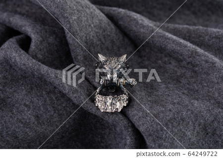 Moscow, Russia - 02/25/2019: Fasteners for bracelets made of silver and paracord, for men and women 64249722