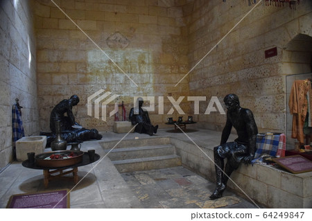 Turkey Gaziantep Hammam (steam bath shared) inside the museum Turkey Gaziantep Hammam (steam bath shared) inside the museum 64249847