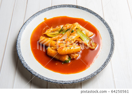 Korean food, bibimbap, toppogi, chajangmyeon, stone-roasted bibimbap Korean food, bibimbap, toppogi, chajangmyeon, stone-roasted bibimbap 64250561