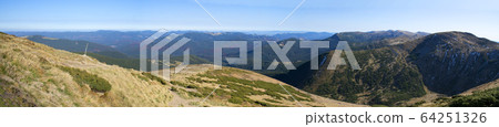 Landscape from the Top of the Carpathian Mountains Landscape from the Top of the Carpathian Mountains 64251326