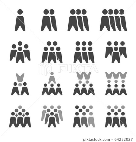 people icon set people icon set 64252027