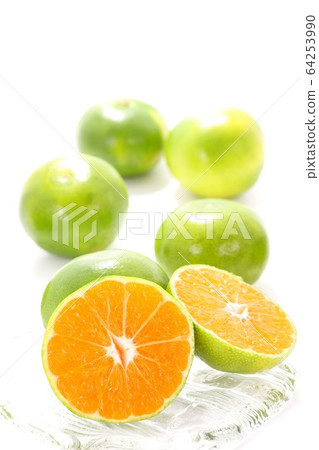 綠色橘子早期切橙切 64253990