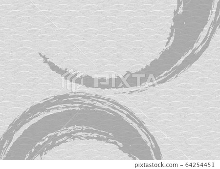 Background: Japanese pattern Japanese style tradition Japanese wallpaper texture folding screen bran fusuma gray 64254451