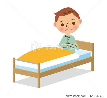 Sleepless man - Stock Illustration [64256313] - PIXTA