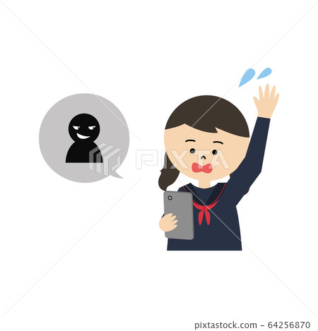 Smartphone fraud female junior high school students 64256870