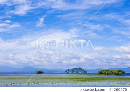 Lake Biwa summer Lake Biwa summer 64260976