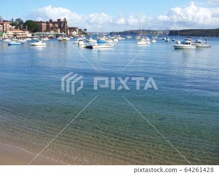 A peaceful moment on Manly Beach in Sydney. A peaceful moment on Manly Beach in Sydney. 64261428