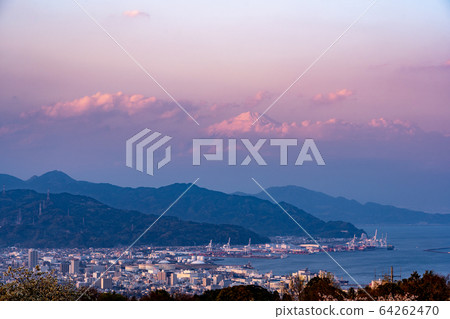 Spring Nihondaira Mt. Fuji 64262470