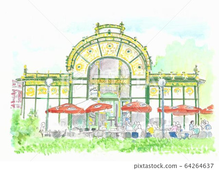 World Heritage Cityscape, Austria, Vienna, Karlsplatz World Heritage Cityscape, Austria, Vienna, Karlsplatz 64264637