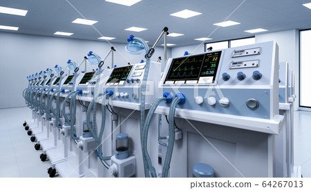 Group of ventilator machines 64267013