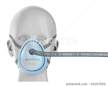 Patient dummy with ventilation mask 64267020