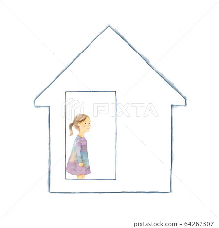 寂寞的女孩，房子 64267307