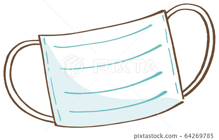 Disposable mask illustration 64269785