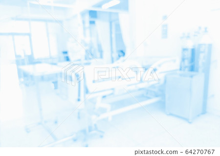 Abstract blur hospital and clinic interior patient bed Hospital Background 64270767