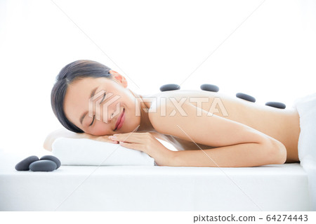 ิBeauty woman massage spa Estee relaxing person material 64274443