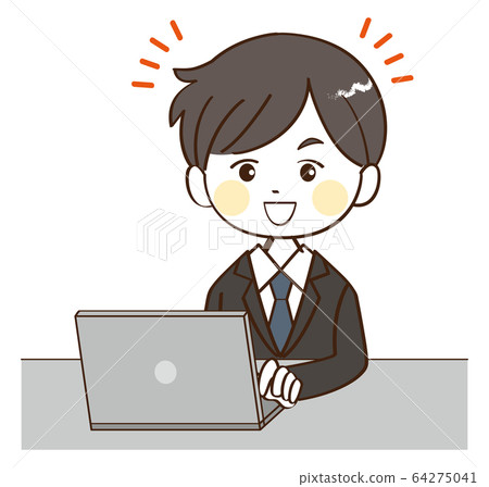 Men, office work, support 64275041