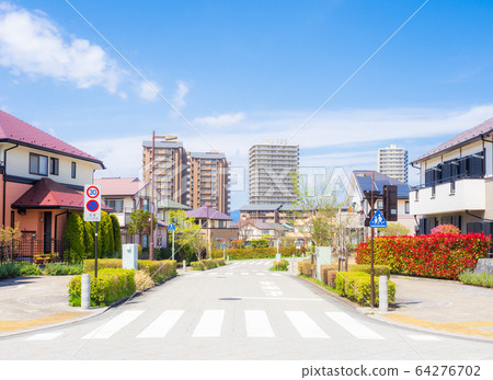 房屋，生活，城鎮形象 64276702