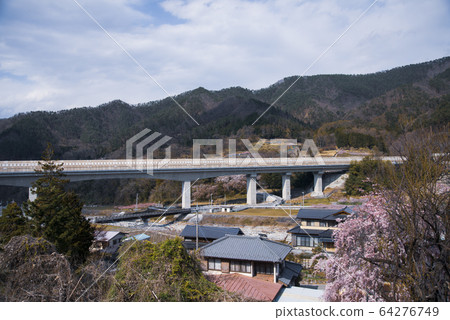 Linear motor car tunnel running in Misaka-cho, Fuefuki city Linear motor car tunnel running in Misaka-cho, Fuefuki city 64276749