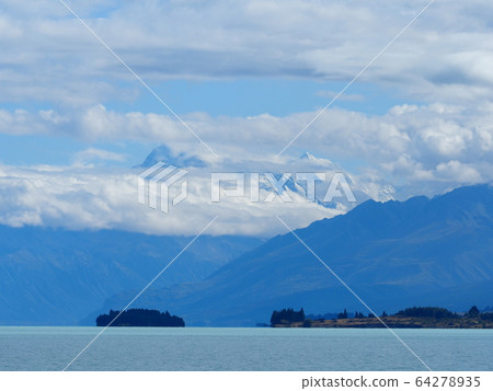 新西蘭普卡基湖/庫克山風景 64278935