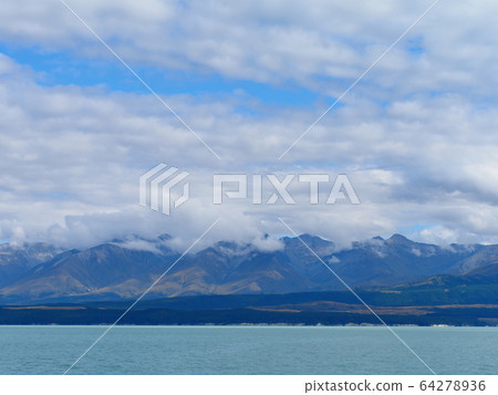 新西蘭普卡基湖/庫克山風景 64278936