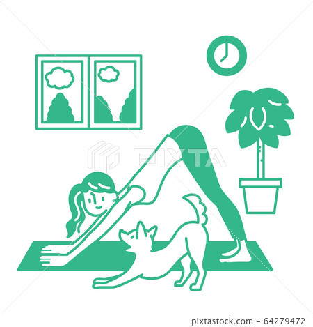 Spend your time relaxing while relaxing your body and spirit with yoga 64279472