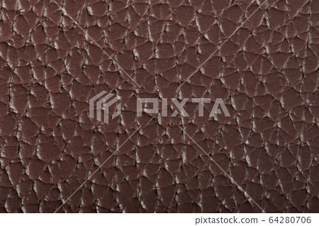 Brown textured leather background 64280706