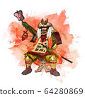 Sengoku warlord Shingen Takeda_01 (with back) 64280869