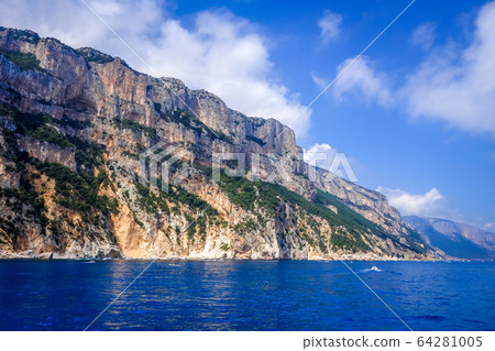 Cala Goloritze beach in Orosei Golf, Sardinia, 64281005