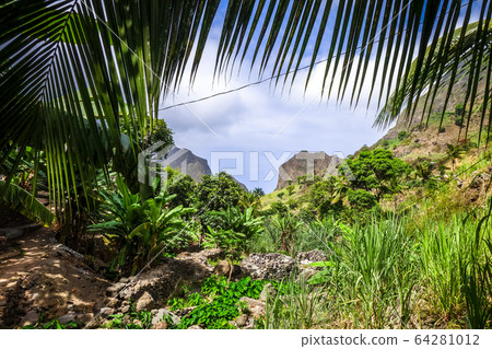 Paul Valley landscape in Santo Antao island, Cape 64281012