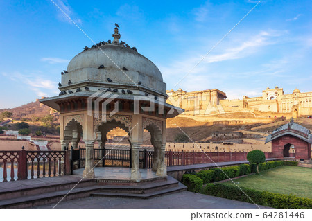 Rotunda in the territory of Amber Fort, Amer, 64281446