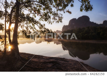 Nong Talay at sunrise, Krabi Nong Talay at sunrise, Krabi 64282150