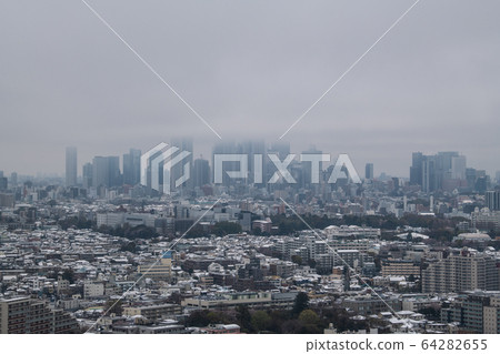 Tokyo Cityscape of Japan New Pneumonia Frozen city center (Shinjuku subcenter) = 29 days (explosion of infection, ... snowfall for the first time in 32 years) Tokyo Cityscape of Japan New Pneumonia Frozen city center (Shinjuku subcenter) = 29 days (explosion of infection, ... snowfall for the first time in 32 years) 64282655