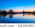 England at sunset 64282965