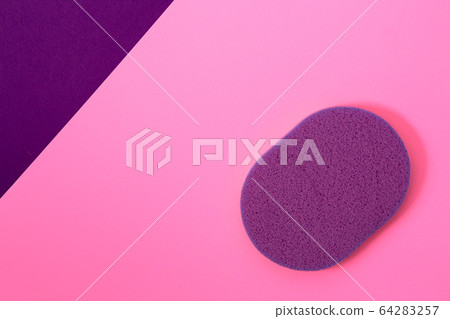 Cosmetic sponge on background 64283257