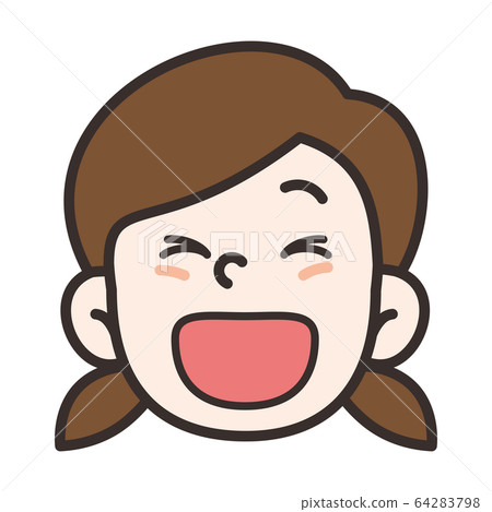 女孩前臉笑 64283798