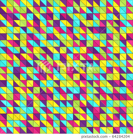 Triangle pattern. Seamless vector background - Stock Illustration ...