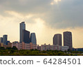 View to Yeoeuido buildings from the Hang river 64284501