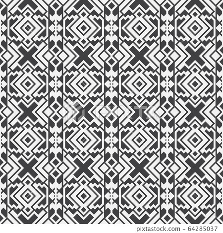 Seamless geometric vector pattern. 64285037