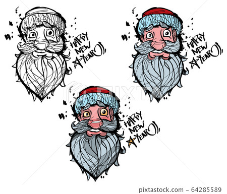Santa Claus head Santa Claus head 64285589