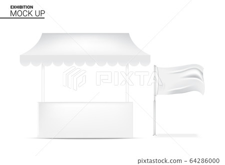 3D Mock up Realistic Booth Display POP for Shop 64286000