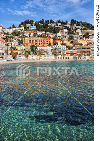 Sea View of Menton Town in France Sea View of Menton Town in France 64286212
