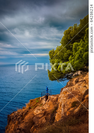 Sea at Costa Brava in Spain Sea at Costa Brava in Spain 64286214
